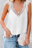 Eyelash V Neck Cami Tank Top