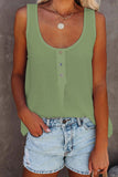 Textured Cotton Tank Top