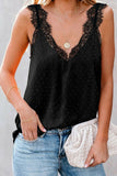 Eyelash V Neck Cami Tank Top