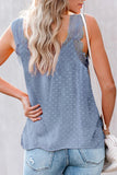 Eyelash V Neck Cami Tank Top