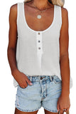 Textured Cotton Tank Top